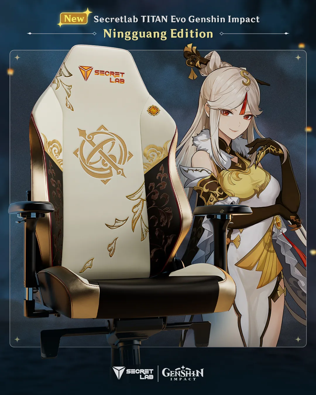 Secretlab - Genshin Impact TITAN Evo Chair Editions: Xiao and Ningguang
