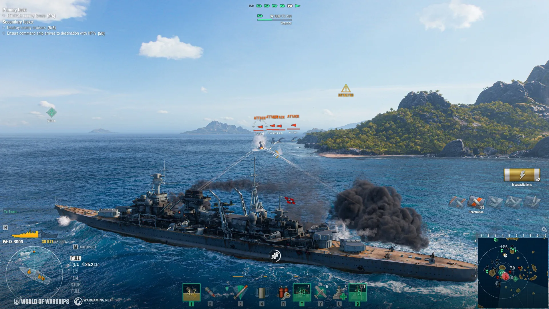 azur lane world of warships collaboration 7th wave ships