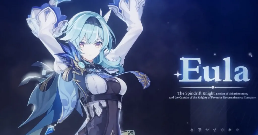 Featured Image: Genshin Impact's Newest 5-star Eula Gets Character Demo