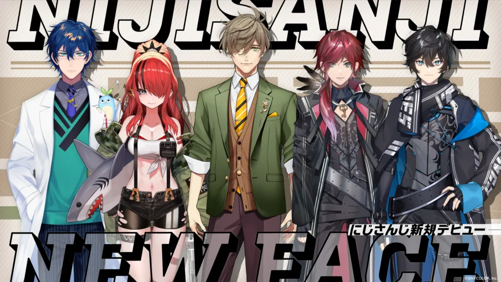 Featured Image: Nijisanji JP Announces 5 New Virtual Livers to Debut July 2021