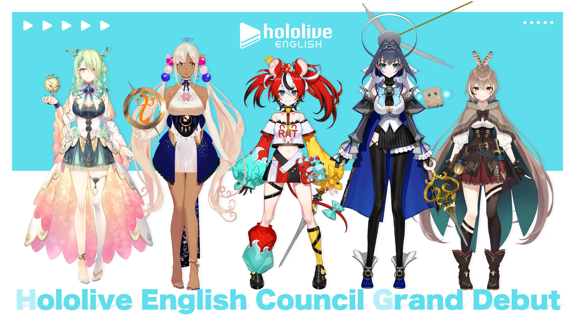Featured Image: Hololive English 2nd Generation "Council" Debuts