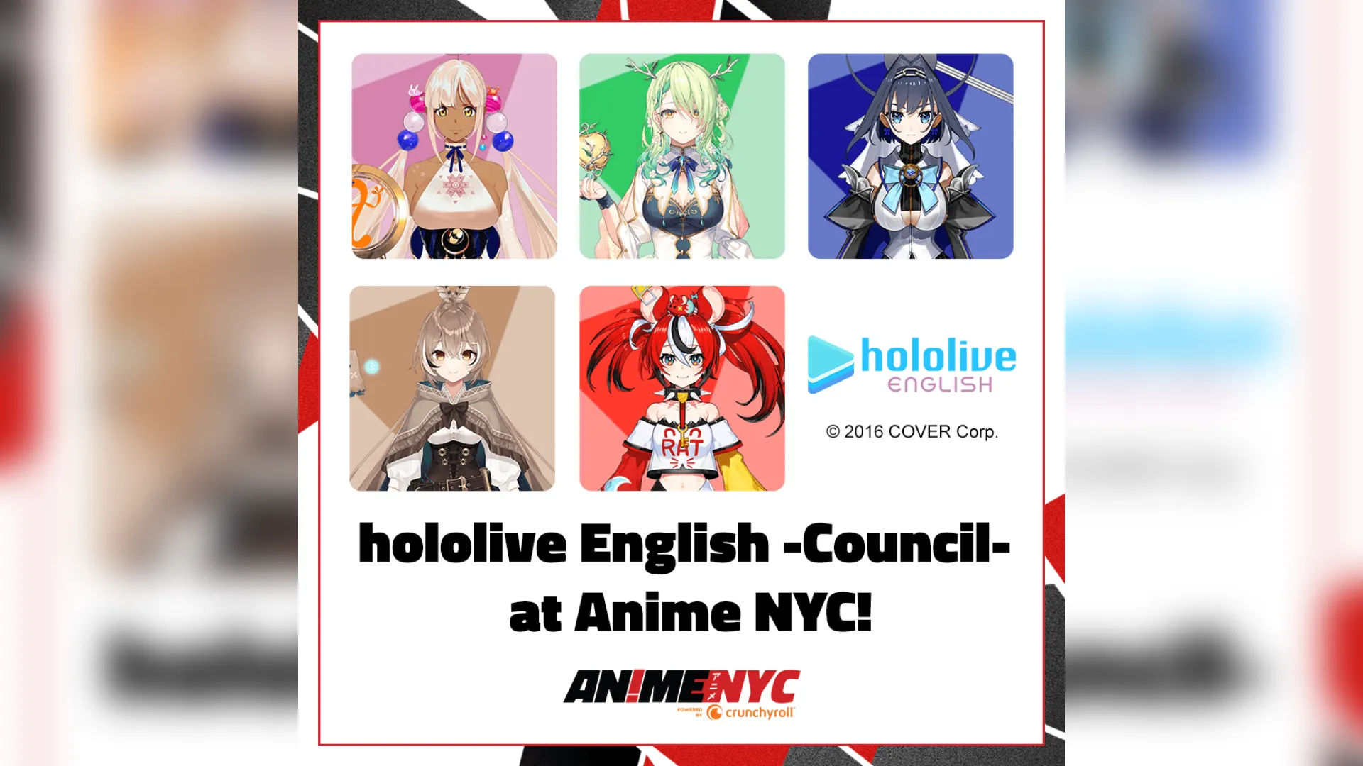 Featured Image: Hololive EN Council To Make Appearance At Anime NYC