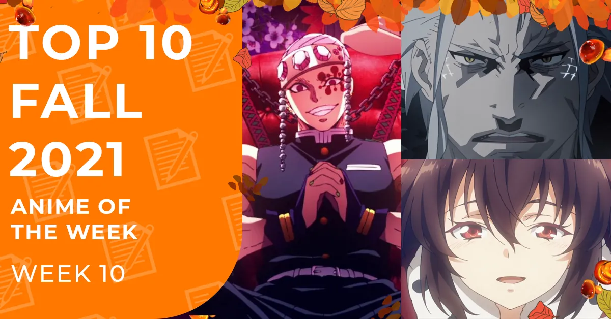 Featured Image: Fall 2021 Top Anime Rankings – Week 10
