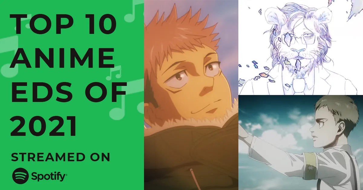 Featured Image: Top 2021 Anime Endings on Spotify