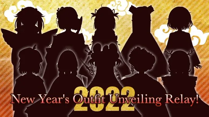 Featured Image: Hololive EN 2022 New Year Outfits Revealed