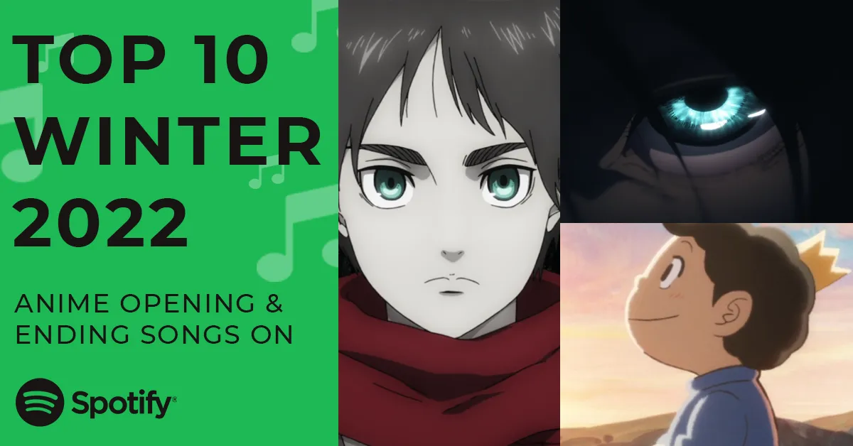 Featured Image: Winter 2022 Top Anime Openings/Endings on Spotify