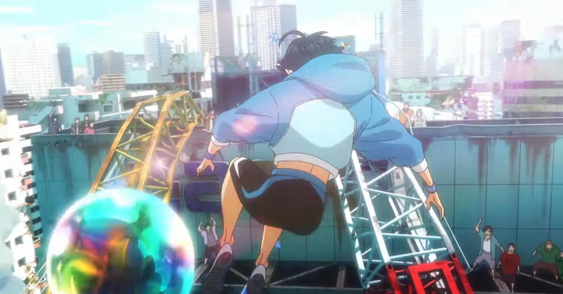 Featured Image: Parkour Anime Film Bubble by Wit Studio Introduces the Main Characters and Cast
