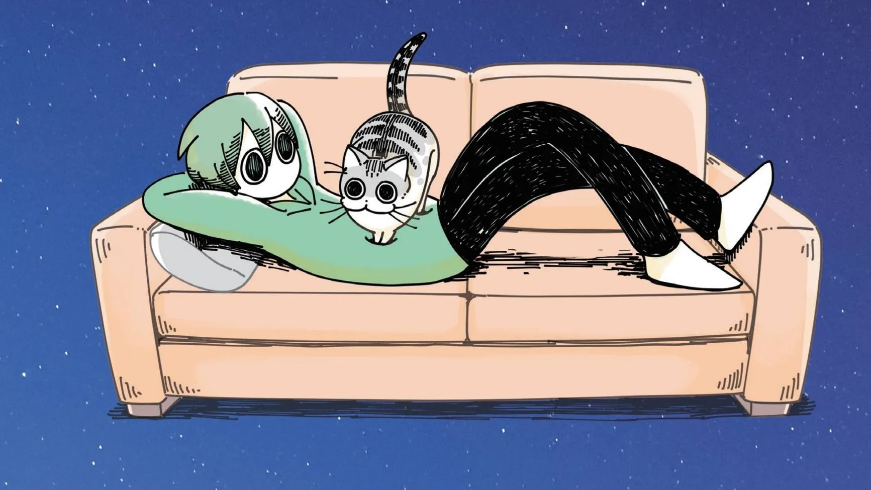 Featured Image: Nights With a Cat Cuddles Up With Anime Adaptation Set for July 2022