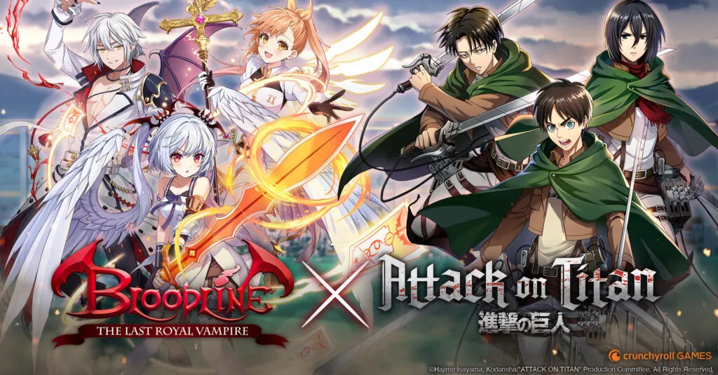 Featured Image: Bloodline: The Last Royal Vampire Mobile JRPG Launches With Attack on Titan Collab