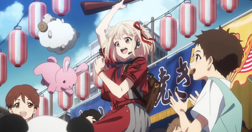 Featured Image: Lycoris Recoil Returns to the Top in Week 5 of Summer 2022 Anime Ranking