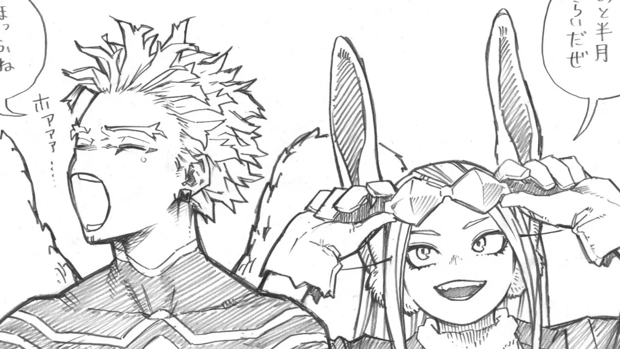 Featured Image: My Hero Academia Author Draws Mirko and Hawks, Looking Forward to Anime Season 6