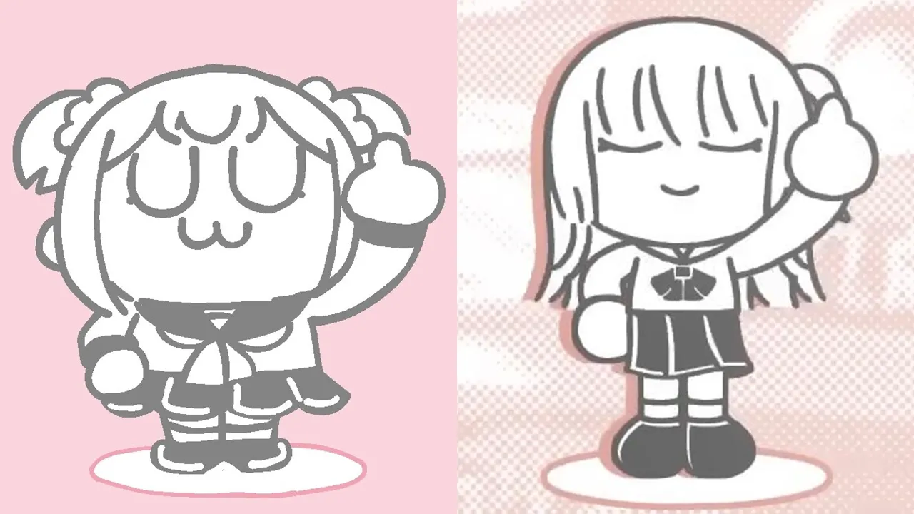 Featured Image: Pop Team Epic Author Honors Bocchi the Rock Ending Video With Unique Popuko Illustration