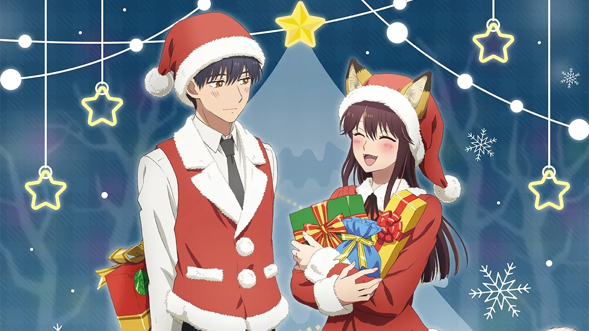 Featured Image: The Ice Guy and His Cool Female Colleague Anime Gets Christmas Visual Featuring Komori and Saejima