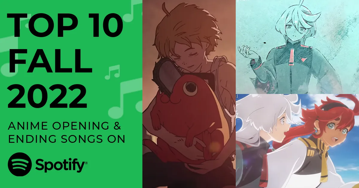 Featured Image: Top Fall 2022 Anime Openings/Endings on Spotify