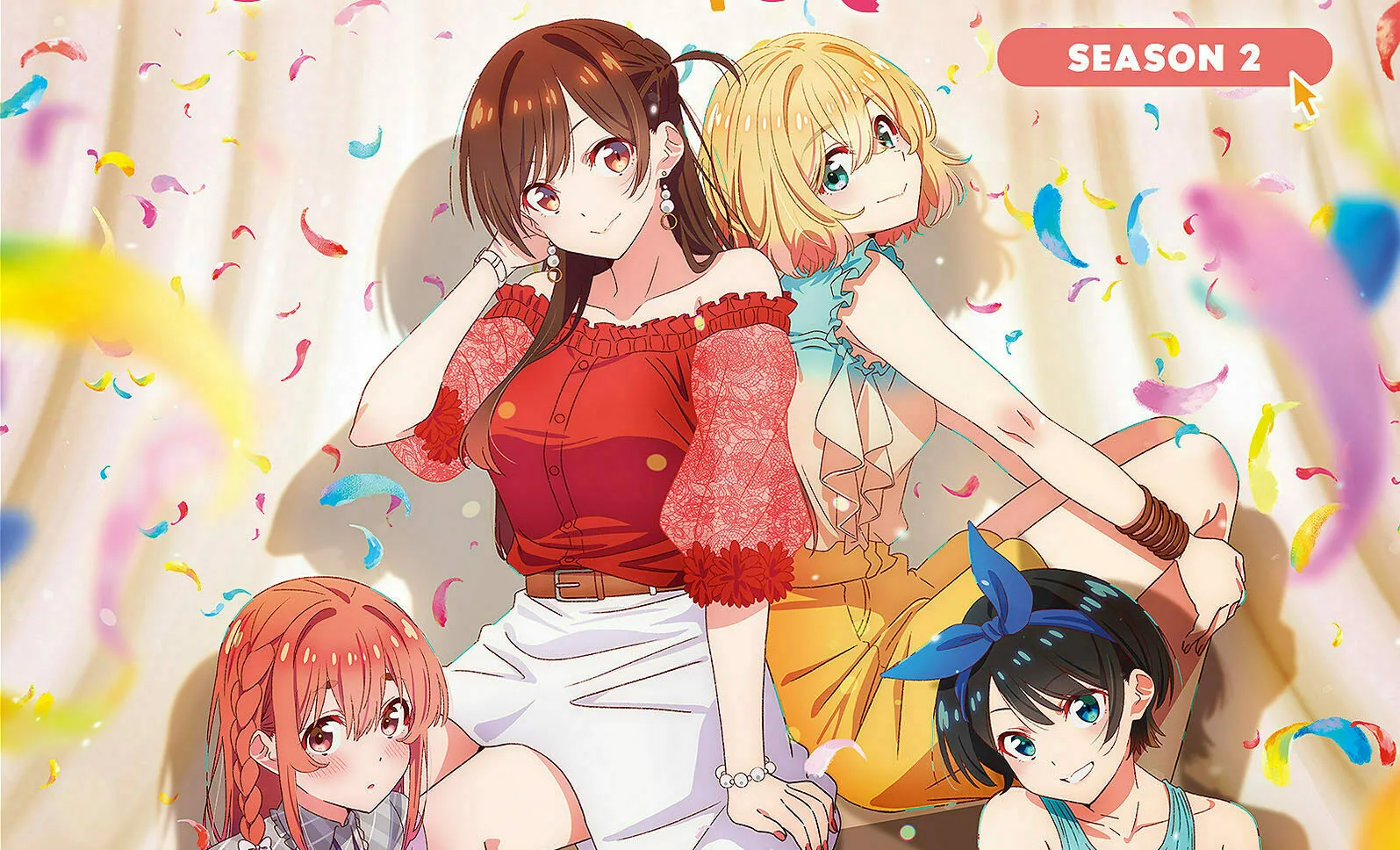 Featured Image: Rent-a-Girlfriend Season 2 Reveals English Blu-ray Illustrations and Release Date