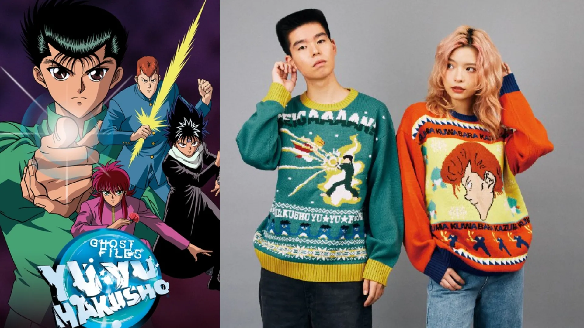 Featured Image: Palude Releases Yu Yu Hakusho "Ugly Sweater" Collection