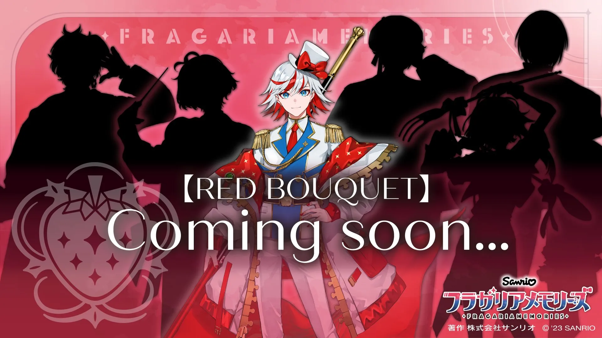 Featured Image: Sanrio Reveals 3 Red Bouquet Knights for Fragaria Memories Project