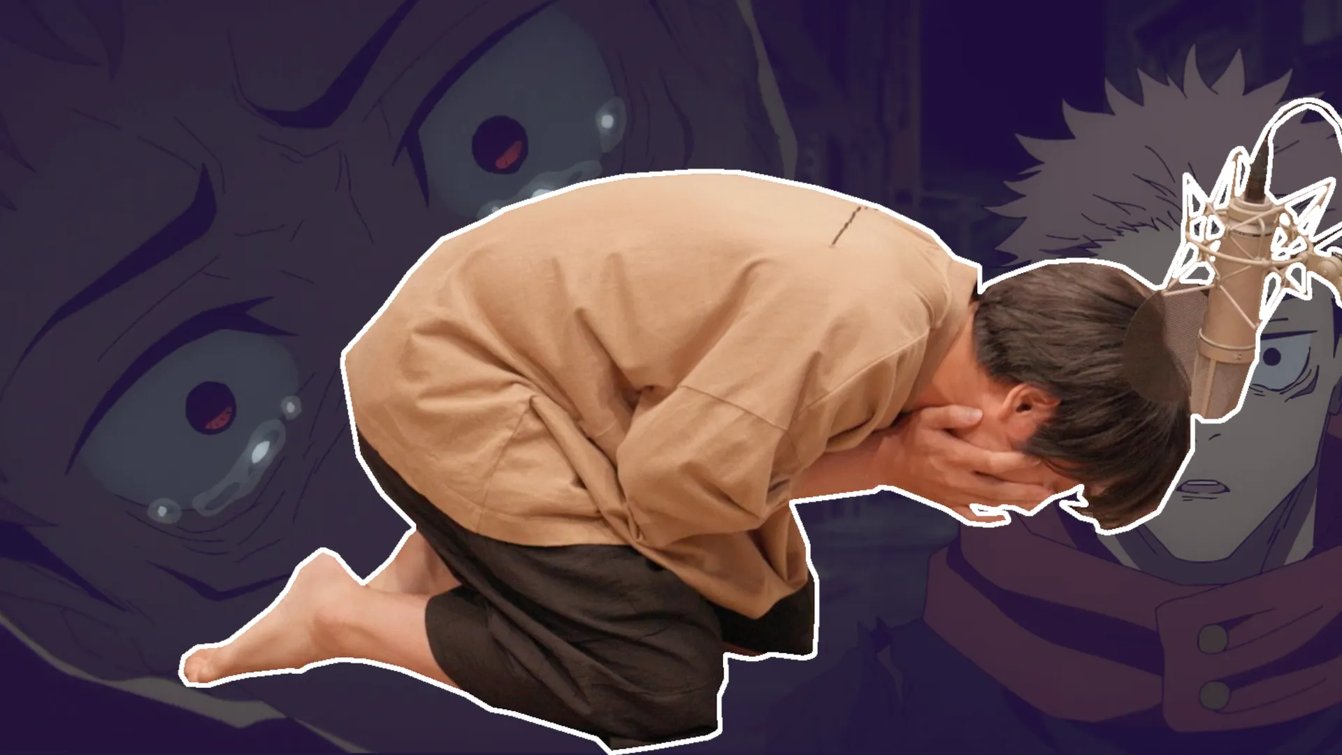 Featured Image: Recent Behind-The-Scenes of Jujutsu Kaisen VA Junya Enoki Captures Yuji's Chilling Breakdown