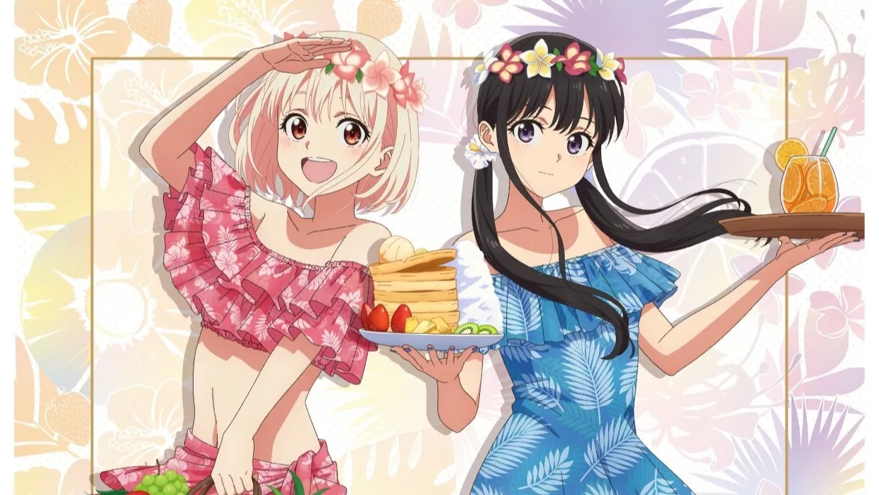 Featured Image: Lycoris Recoil Hawaiian Cafe and Diner Announced