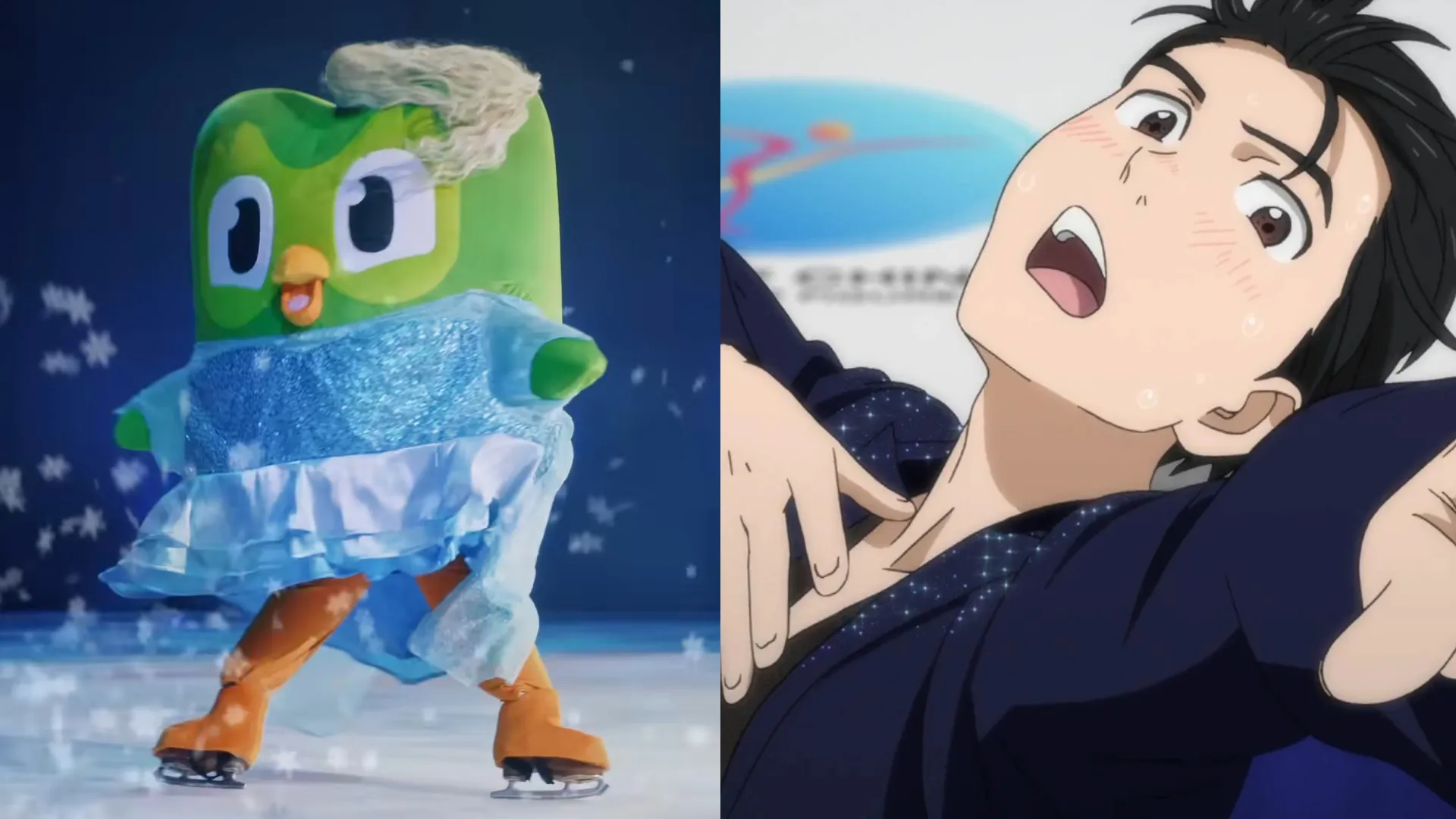 Featured Image: Duolingo and Dean Fujioka Make History in Duo on Ice