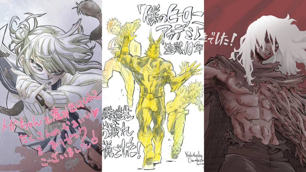 Featured Image: My Hero Animators Commemorate Manga Ending With Illustrations Featuring Heroes and Villains