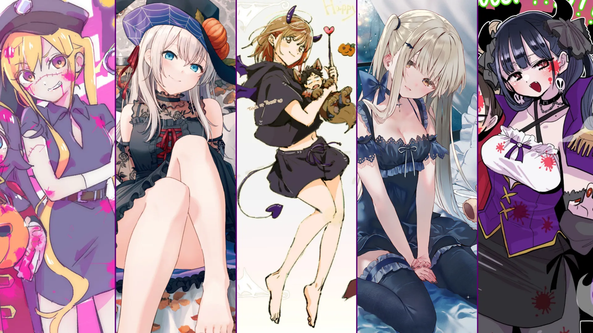 Featured Image: Anime Celebrates Halloween 2024 With Plenty of Special (Mostly Waifu) Illustrations