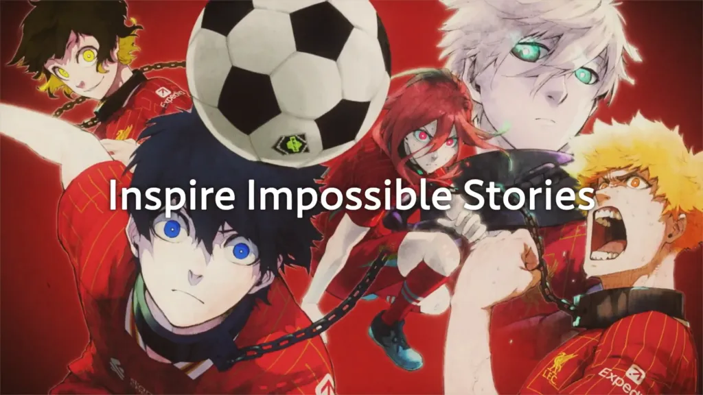 Featured Image: Kodansha Shares New Video and Photos for BLUE LOCK x Liverpool FC Collaboration