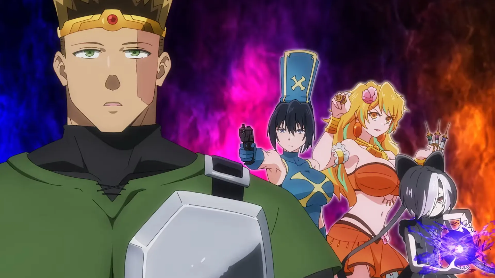 Featured Image: The Stunned Hero and the Assassin Princesses Gets TV Anime in 2025, Reveals Trailer, Visuals, Staff, Cast