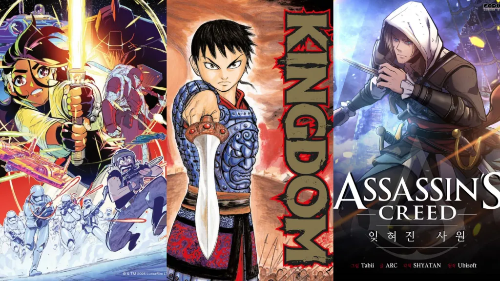 Featured Image: VIZ Media Announces 5 New English Licenses for Fall 2025, Including Kingdom and a Star Wars Original Story
