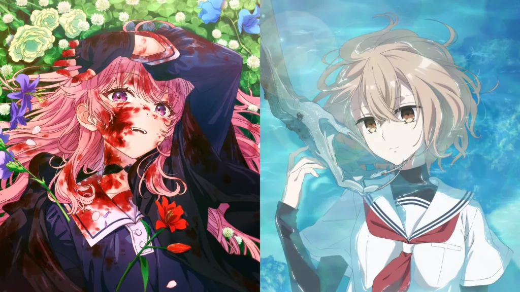 Featured Image: Two Upcoming Horror Yuri Anime Collab in New WataTabe x KimiShinu Illustration