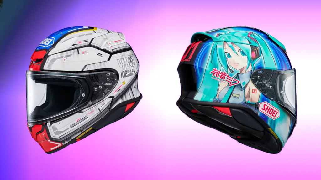 Featured Image: Ride In Style With Limited-Edition Gundam, Hatsune Miku Motorcycle Helmets Announcement