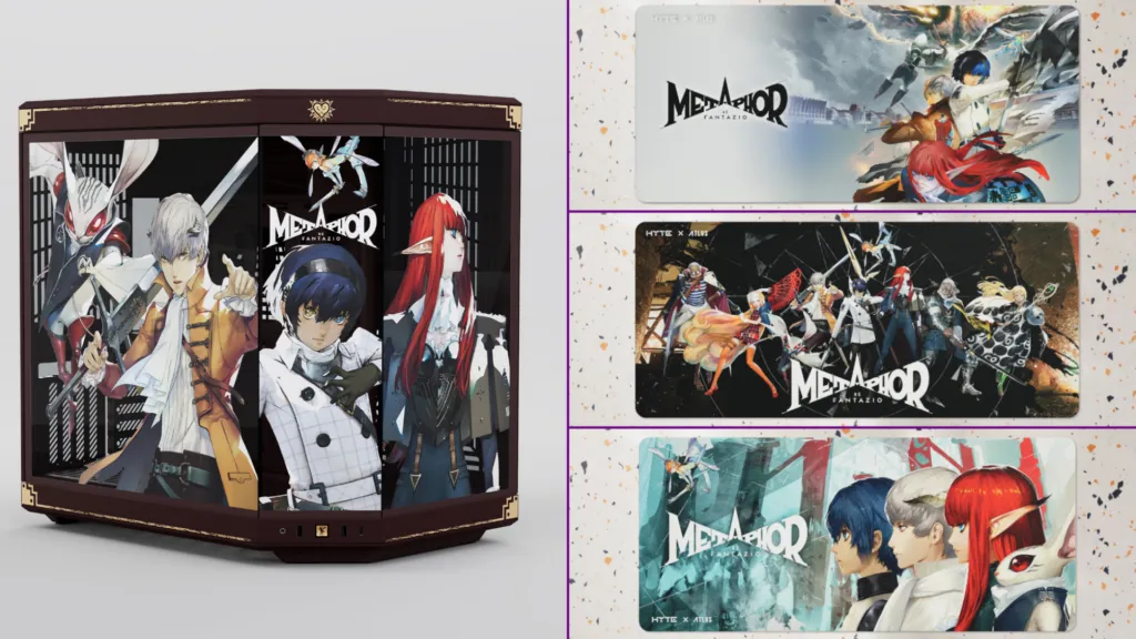 Featured Image: ATLUS and HYTE Announce Metaphor: ReFantazio Collab PC Case & Components