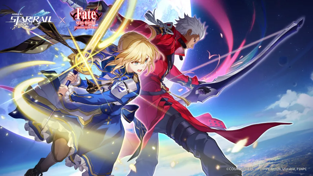 Featured Image: Honkai: Star Rail 3.4 Update Launches in July With Fate/stay night Collaboration, Saber and Archer Join Game