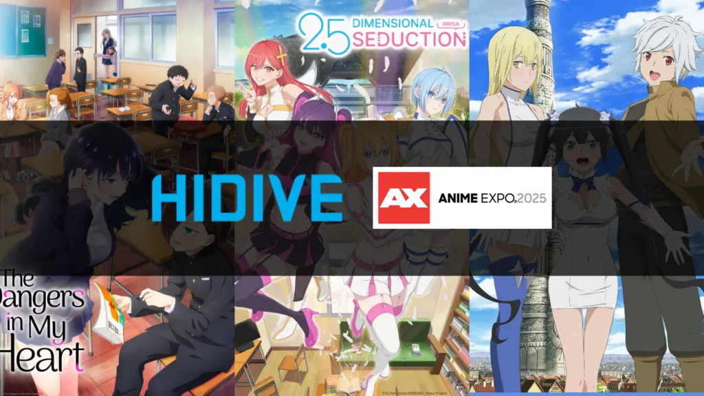 Featured Image: HIDIVE Announces Anime Expo 2025 Lineup Including DanMachi, BokuYaba, and More