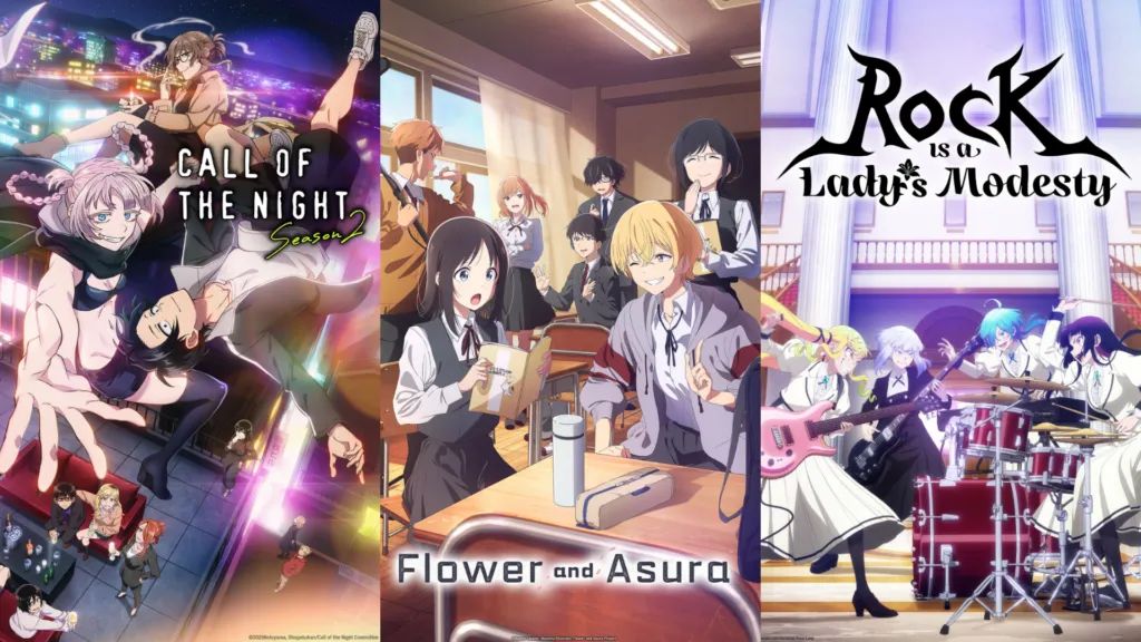 Featured Image: HIDIVE Annunces "Summer of Dubs" Featuring English Dub Versions of Flower and Asura, Rock Is a Lady's Modesty, and More